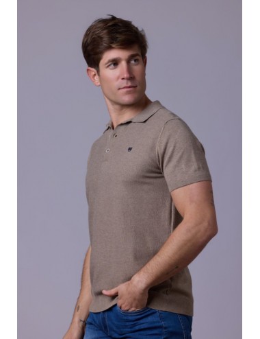 POLO DE PUNTO PLOMO